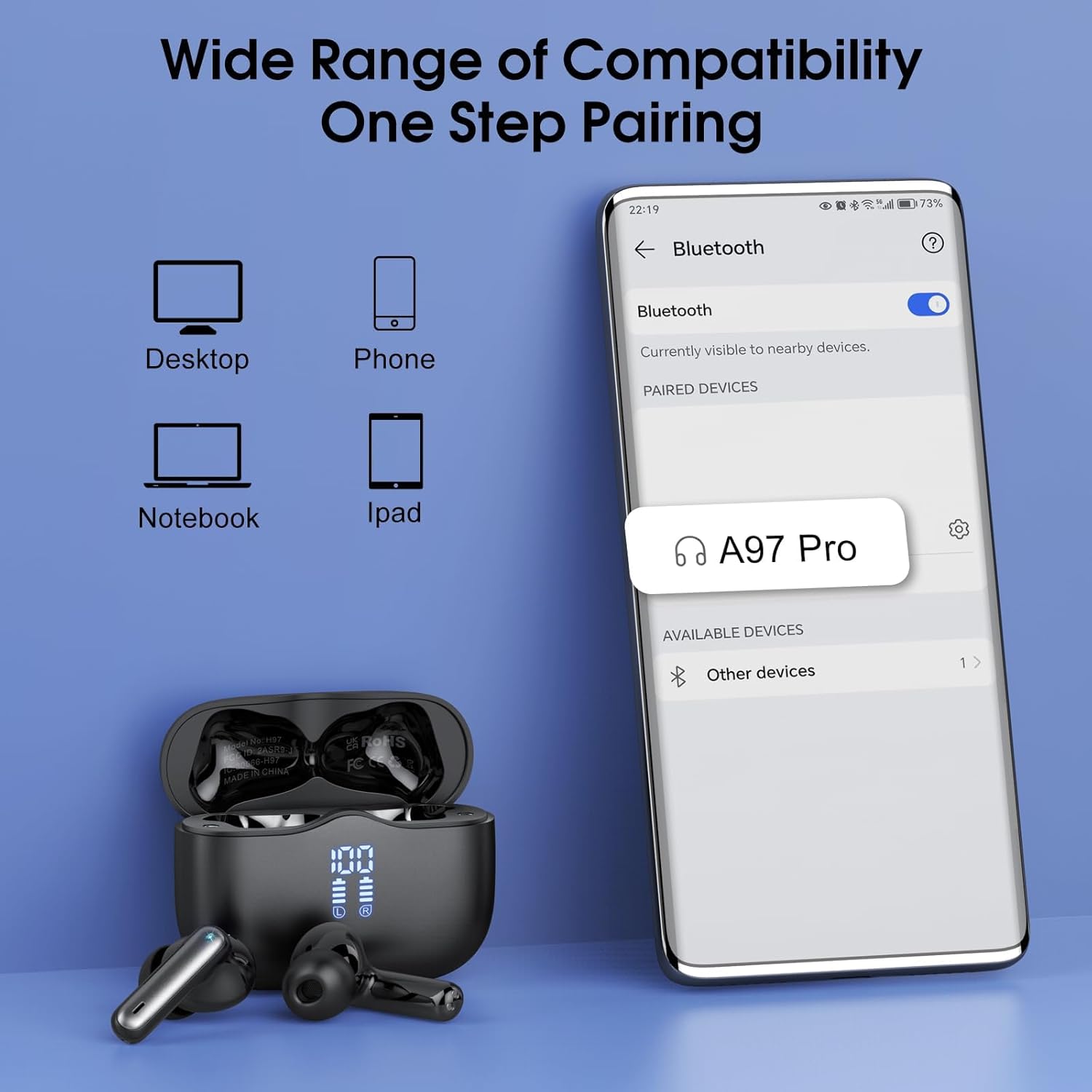 Auriculares Inalámbricos Bluetooth - Imagen 2