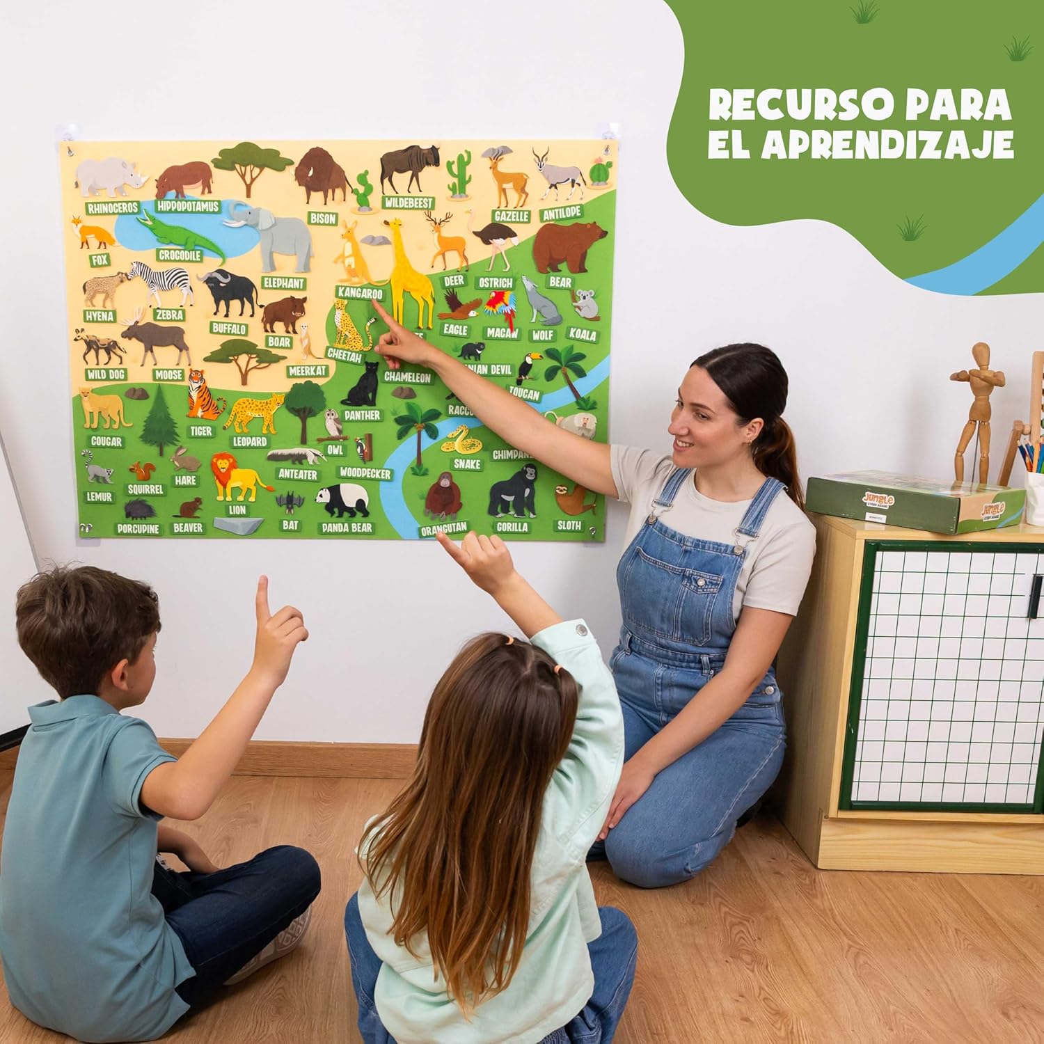 BONNYCO Pizarra Fieltro 116 Figuras - Imagen 3