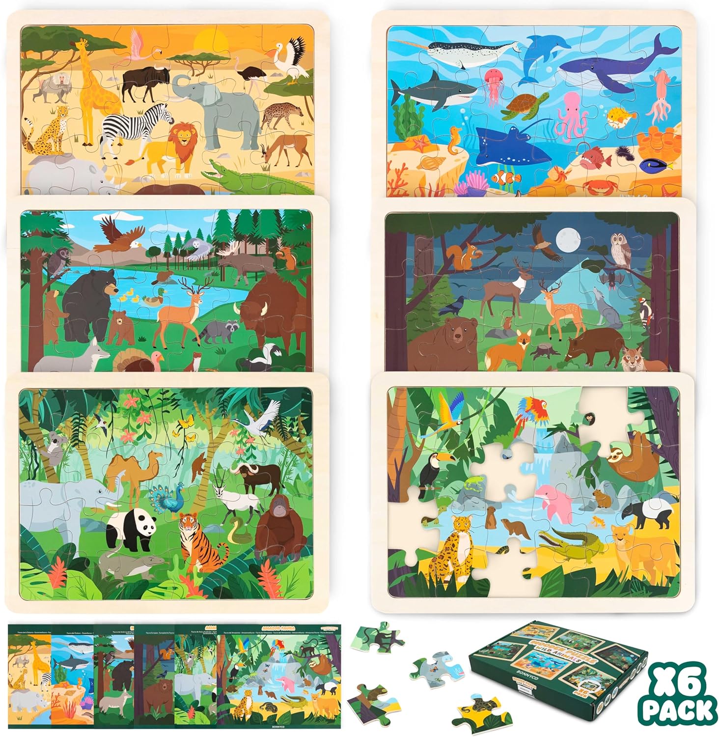 BONNYCO Puzzle Educativo 116 Piezas