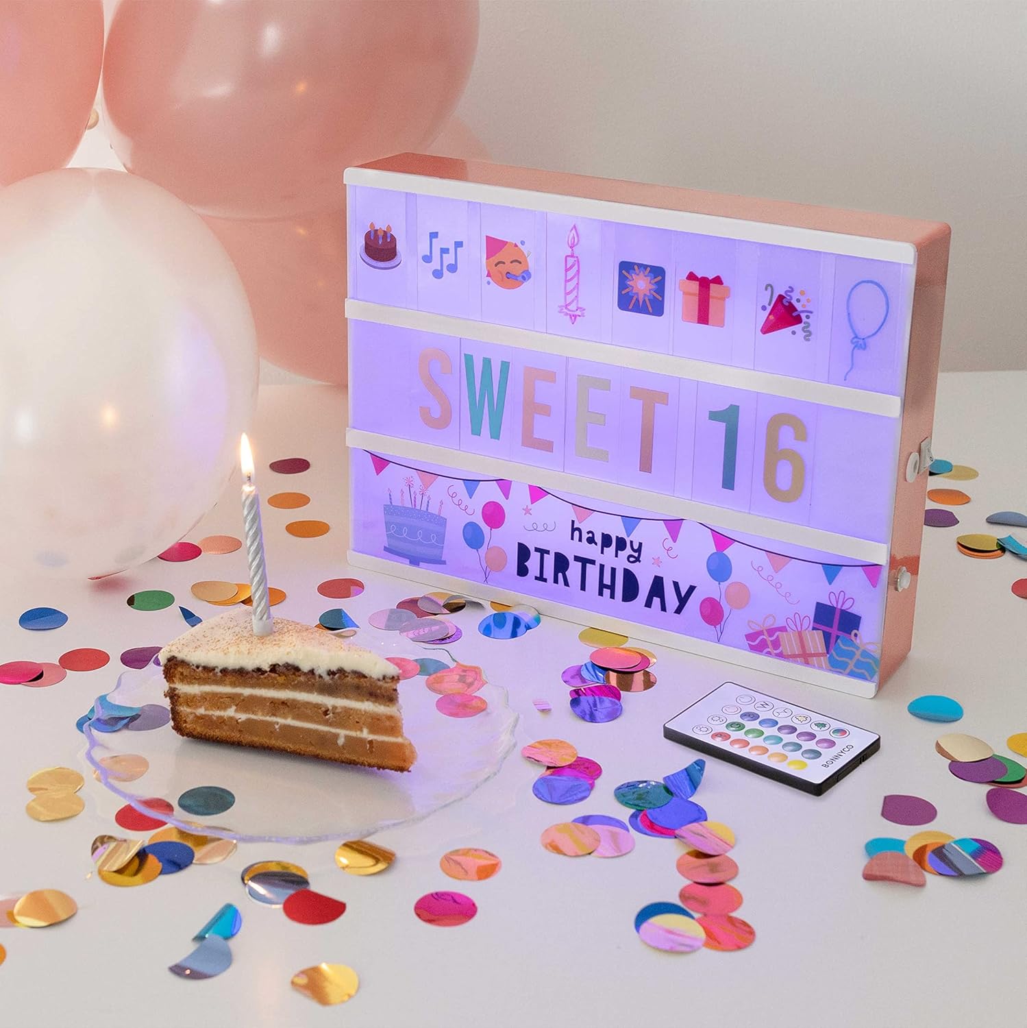 Caja Luz A4 Oro Rosa - Imagen 2