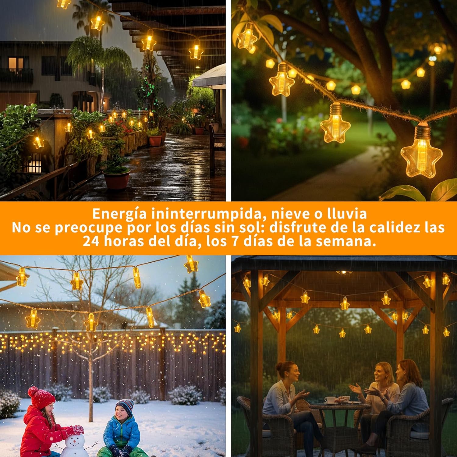 Ciskotu Luces Estrellas Solares - Imagen 3