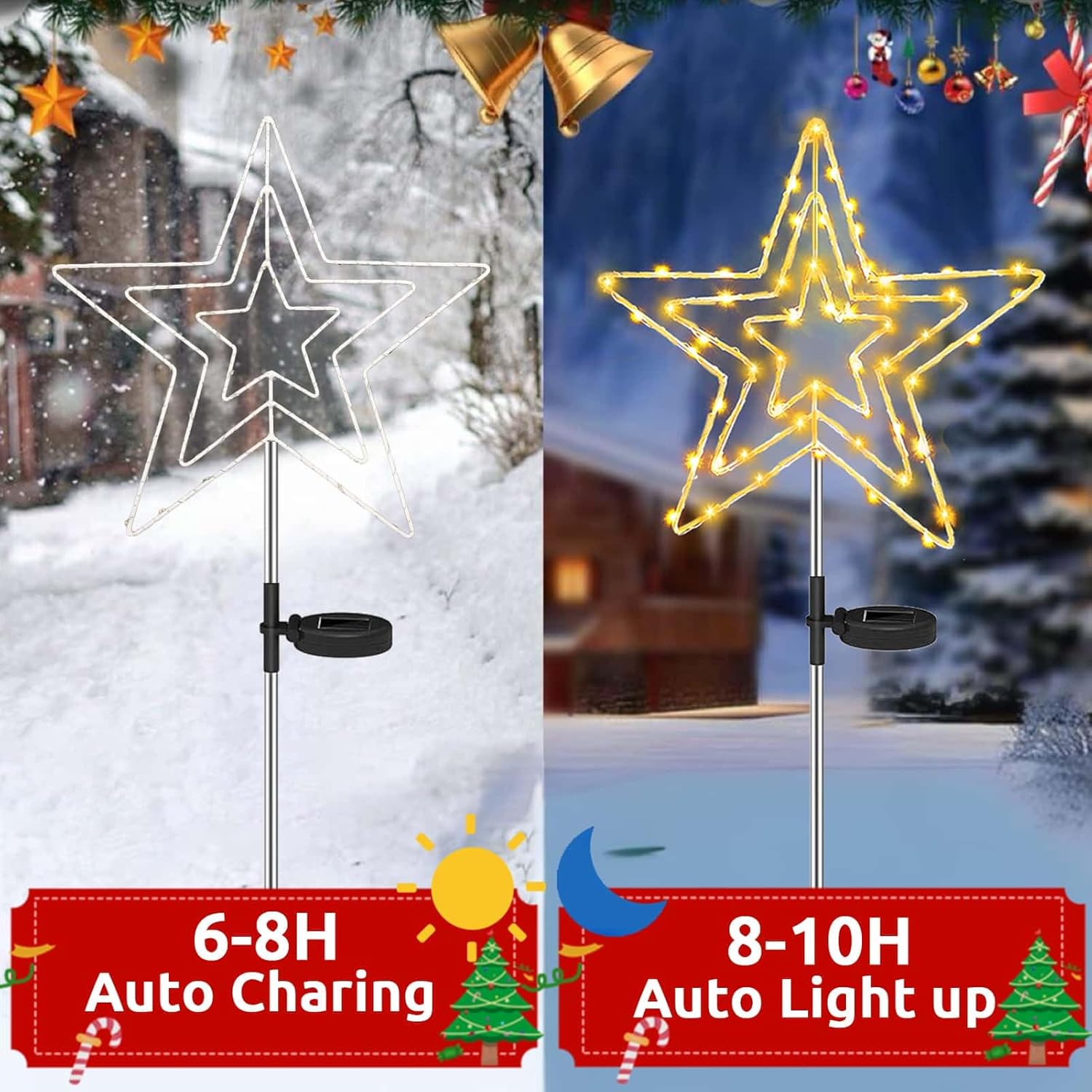 Joycome Luces Navidad Solar - Imagen 4