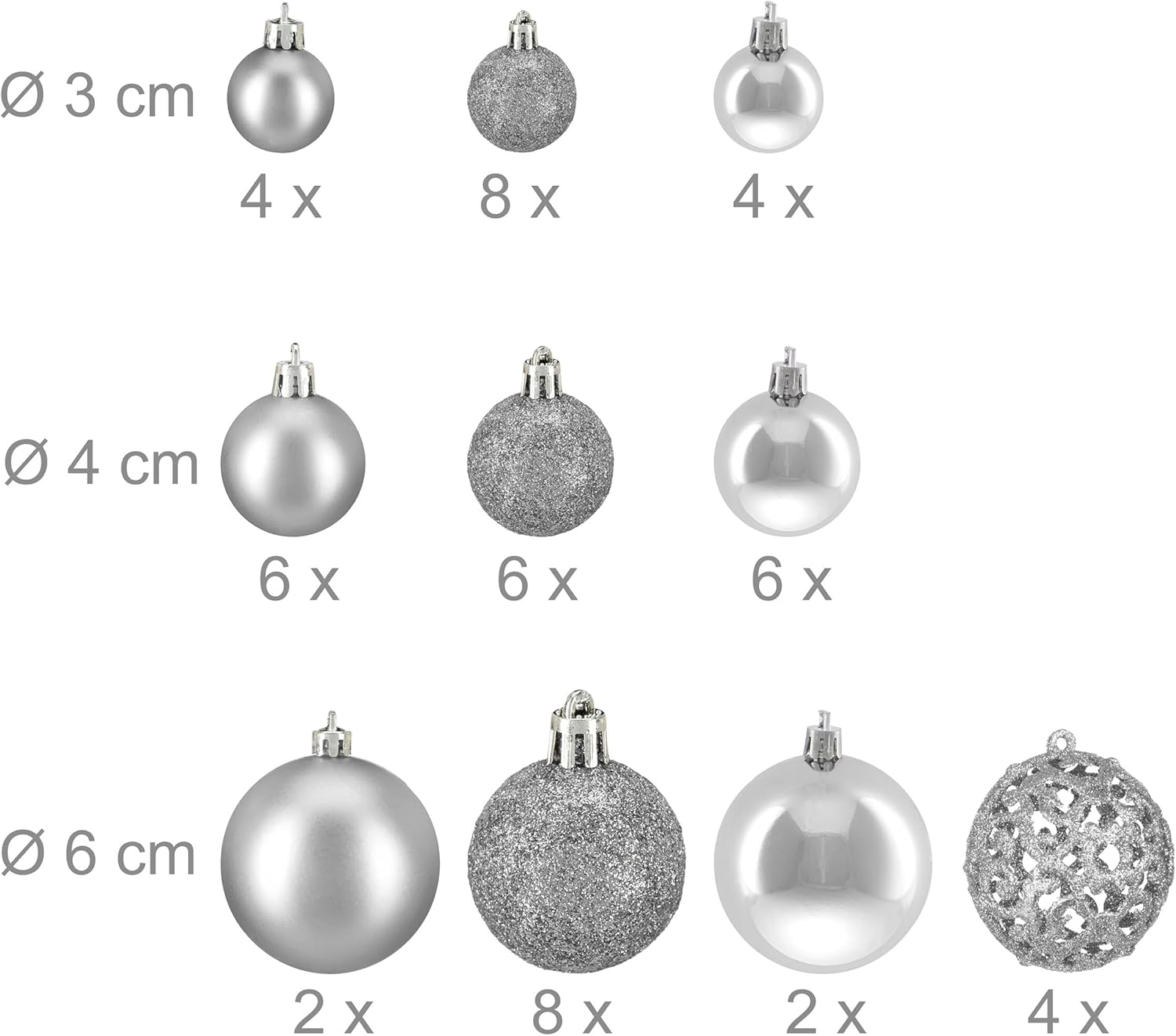 Relaxdays Set 50 Bolas - Imagen 4