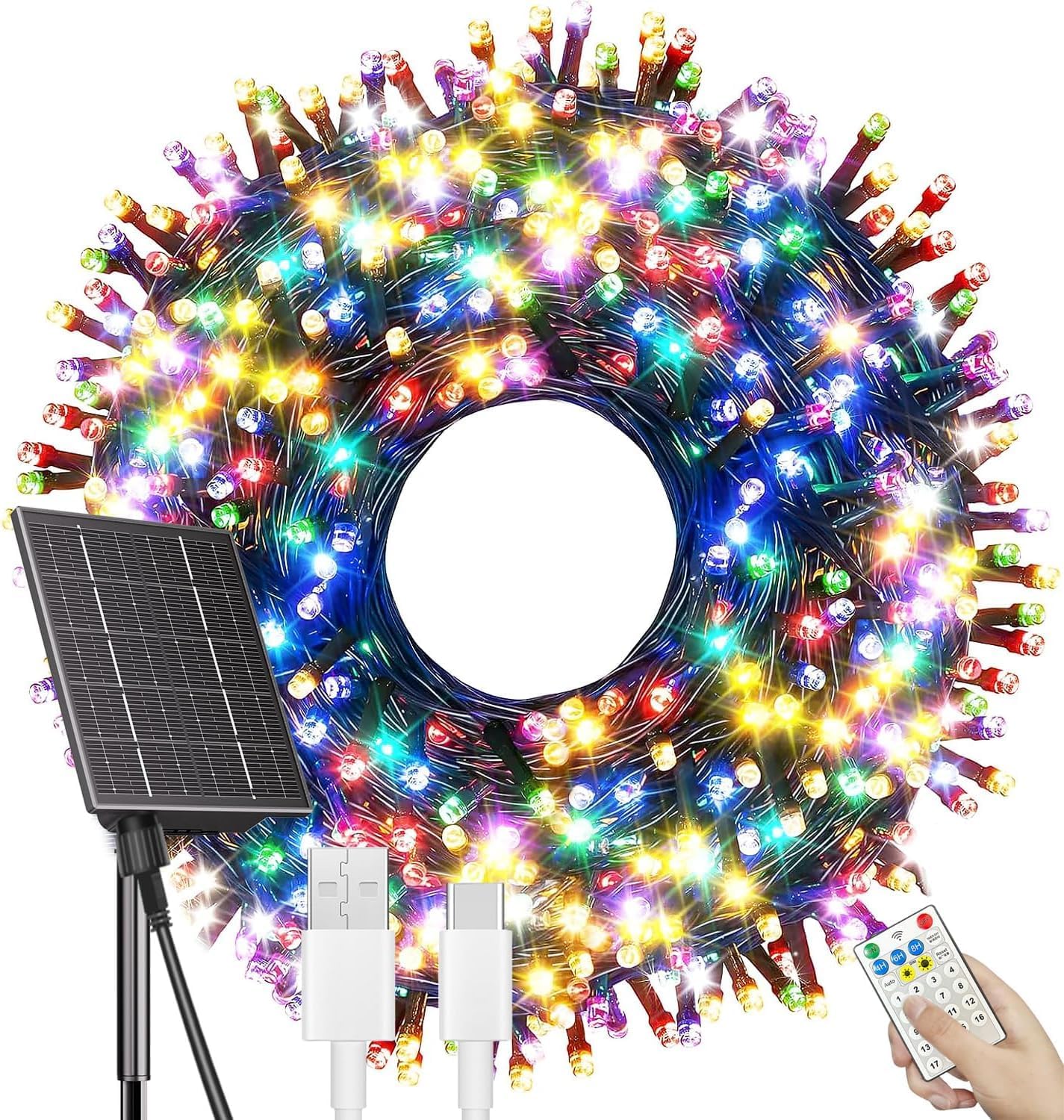 SOLARBABY Cadena Luces Multicolor